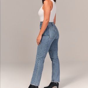 Abercrombie curve love straight jeans